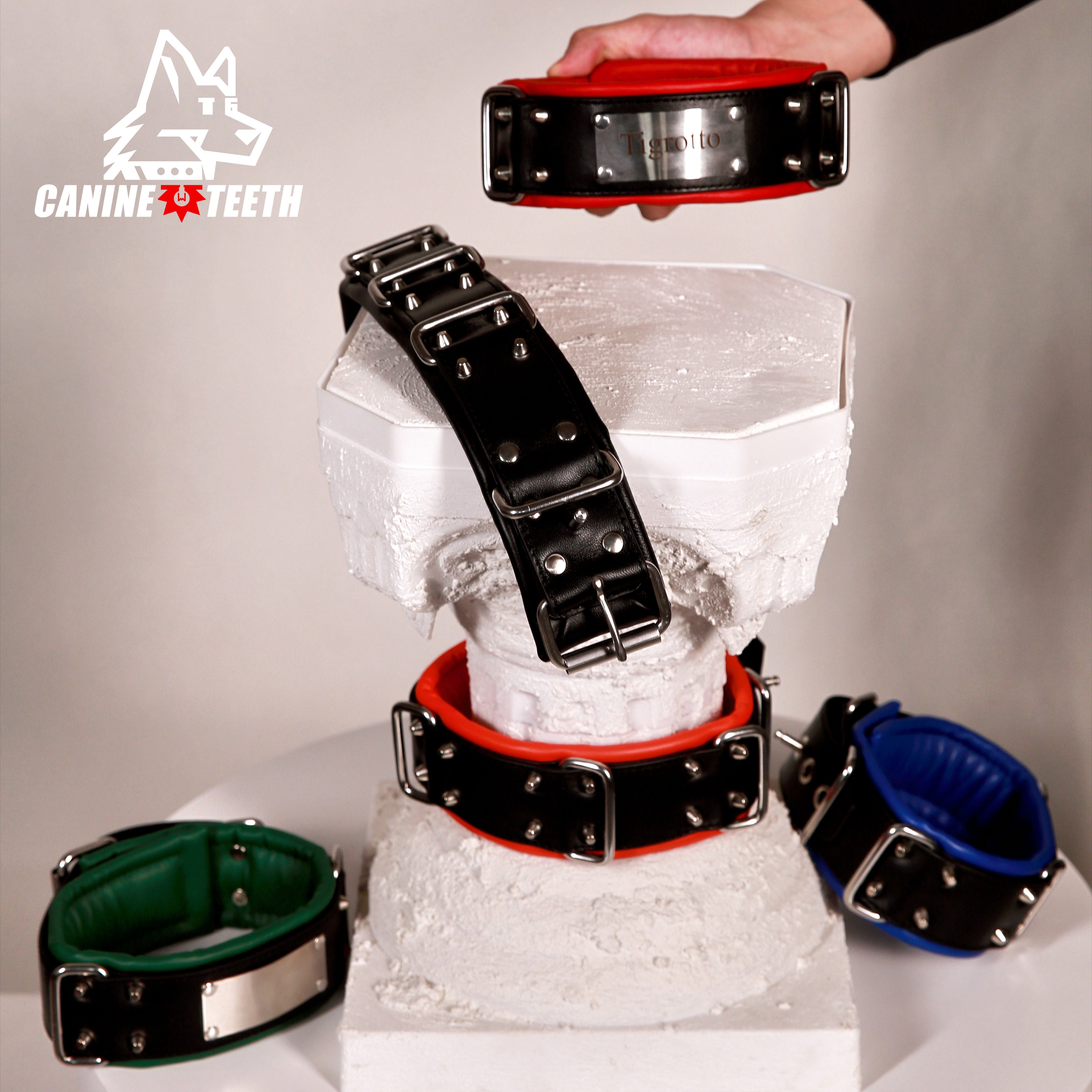 ANUBIS - 02 Standard Leather Collar/Neck Restraints