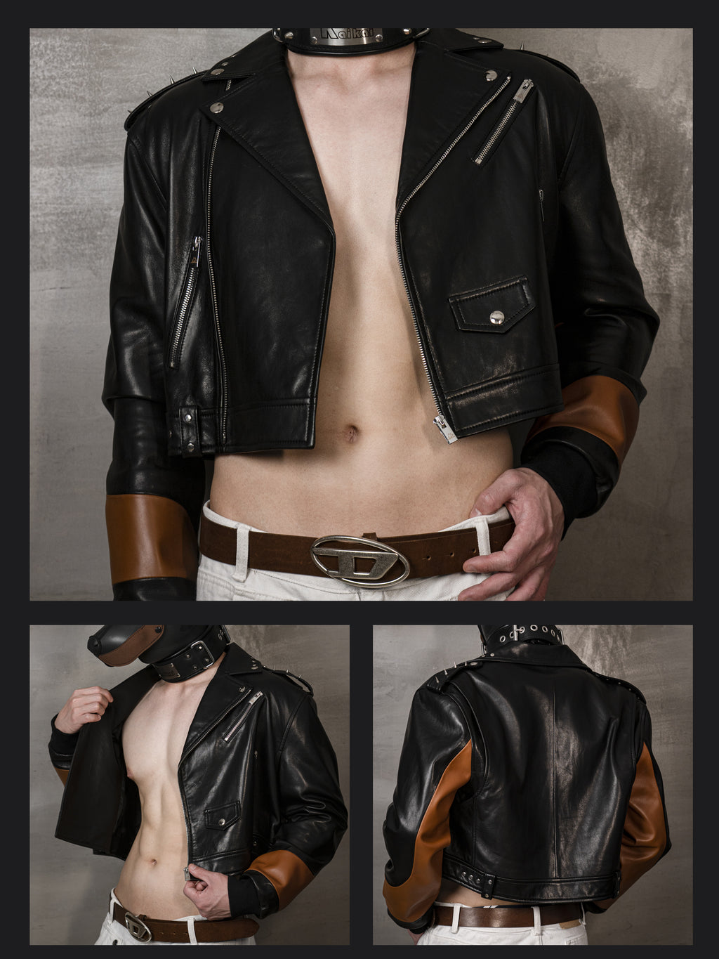 FENRIR - 01 DOBERMAN Motorcycle Leather Jacket （Limited Edition）