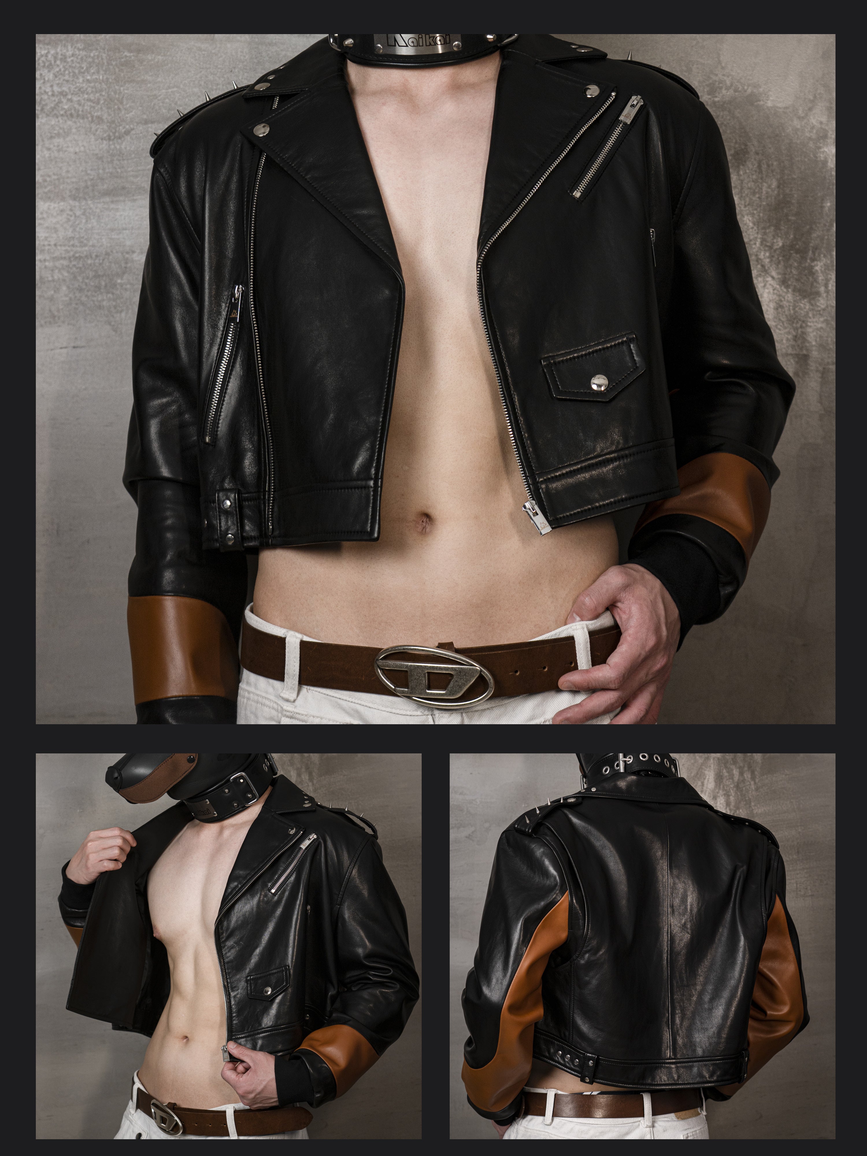FENRIR - 01 DOBERMAN Motorcycle Leather Jacket （Limited Edition）