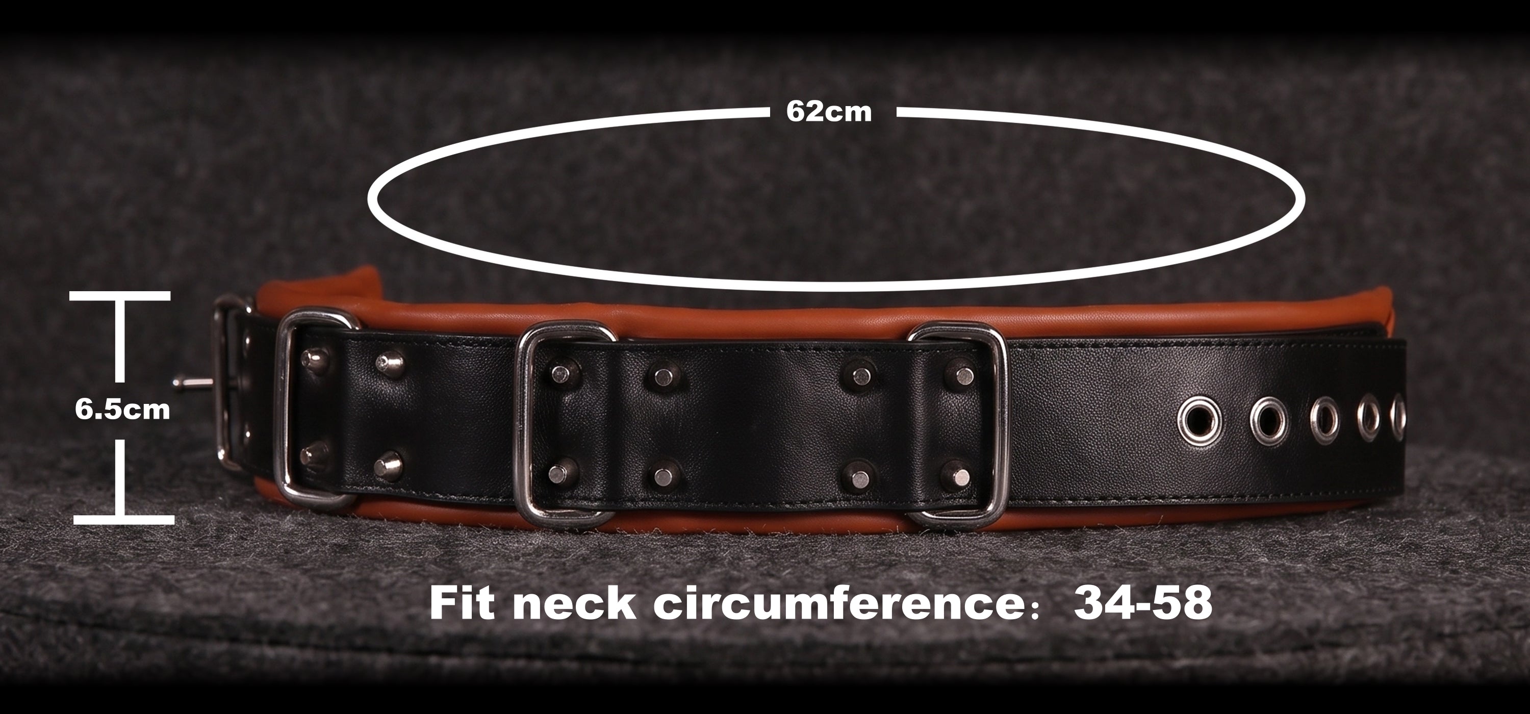 ANUBIS - 02 Standard Leather Collar/Neck Restraints