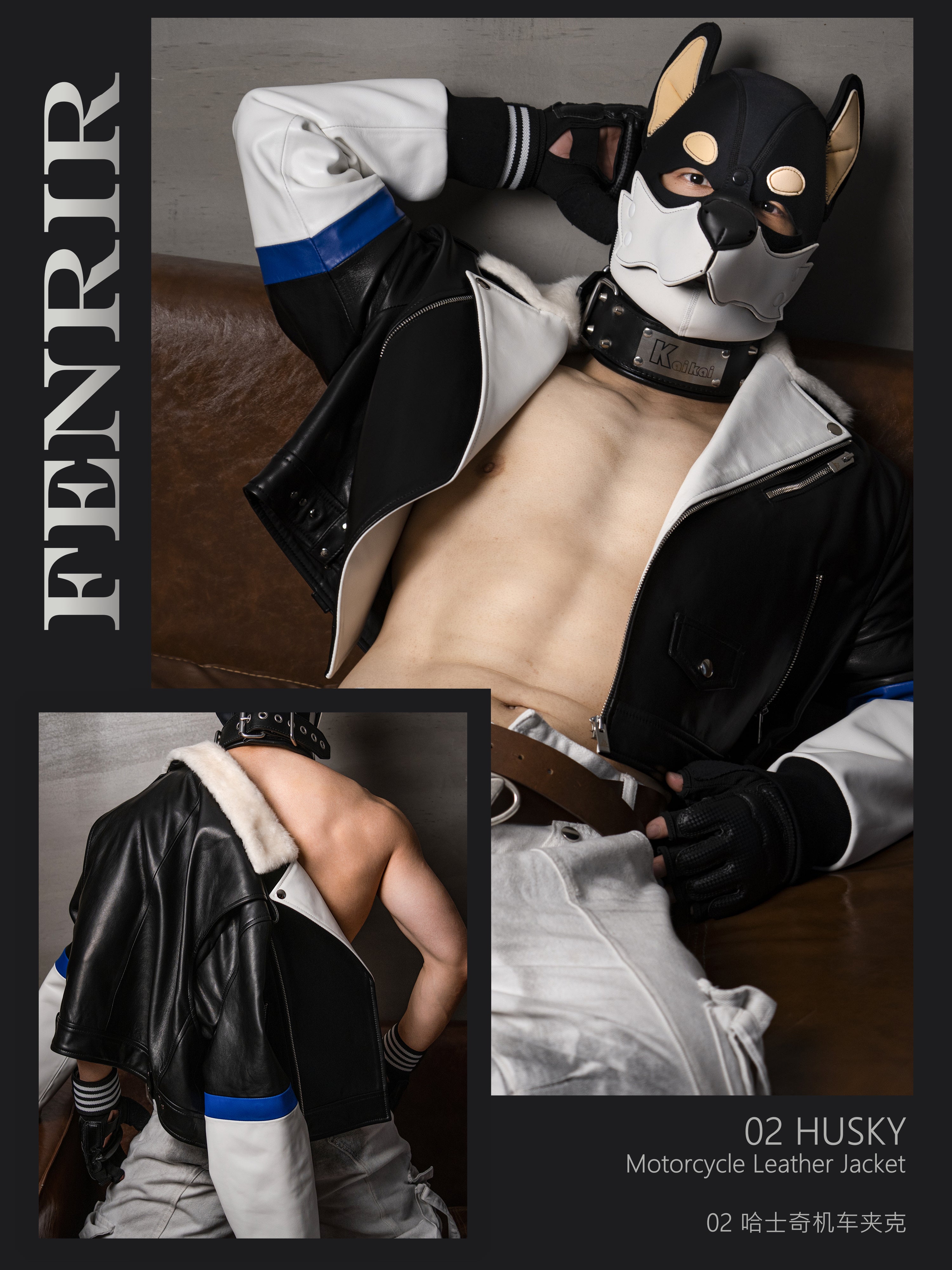 FENRIR - 02 HUSKY Motorcycle Leather Jacket
