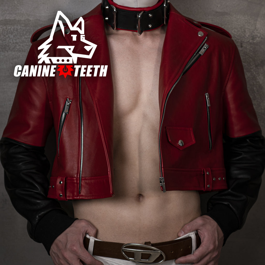 FENRIR - 04 RED FOX Motorcycle Leather Jacket
