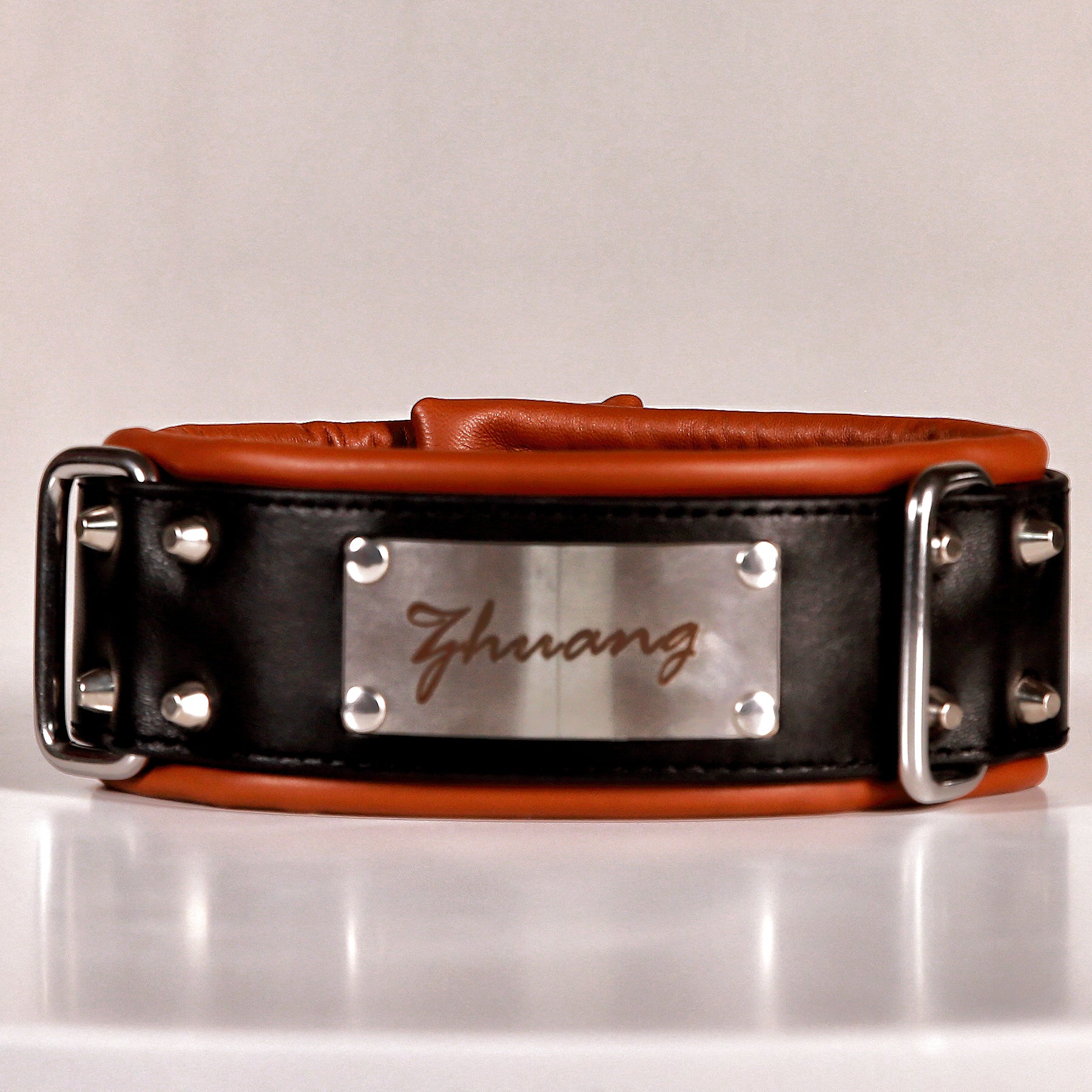 ANUBIS - 01 Custom Leather Collar/Neck Restraints