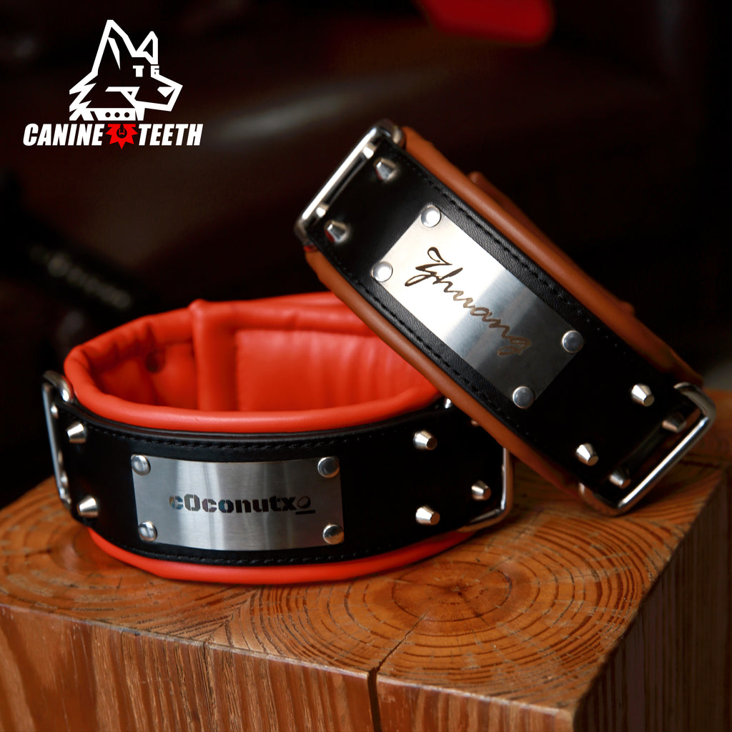 ANUBIS - 01 Custom Leather Collar/Neck Restraints